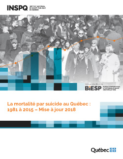 La mortalité par suicide au Québec : 1981 à 2015 – Mise à jour 2018