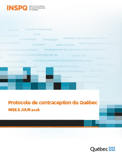 Protocole de contraception du Québec : mise à jour 2018