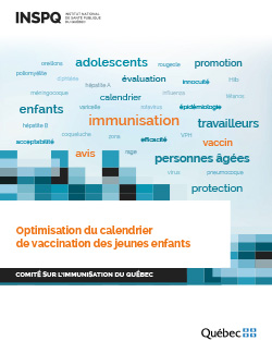 Optimisation du calendrier de vaccination des jeunes enfants