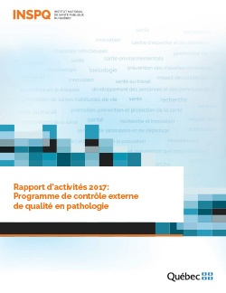 Rapport d’activités 2017 : Programme de contrôle externe de qualité en pathologie
