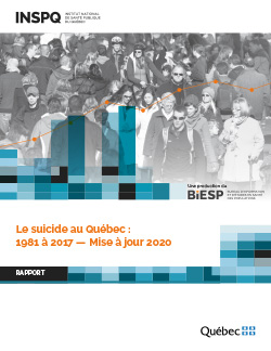 Le suicide au Québec : 1981 à 2017 — Mise à jour 2020