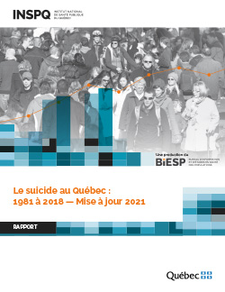 Le suicide au Québec : 1981 à 2018 — Mise à jour 2021