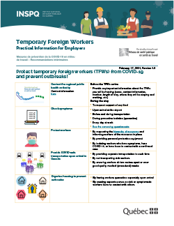 Temporary Foreign Workers - Practical Information for Employers